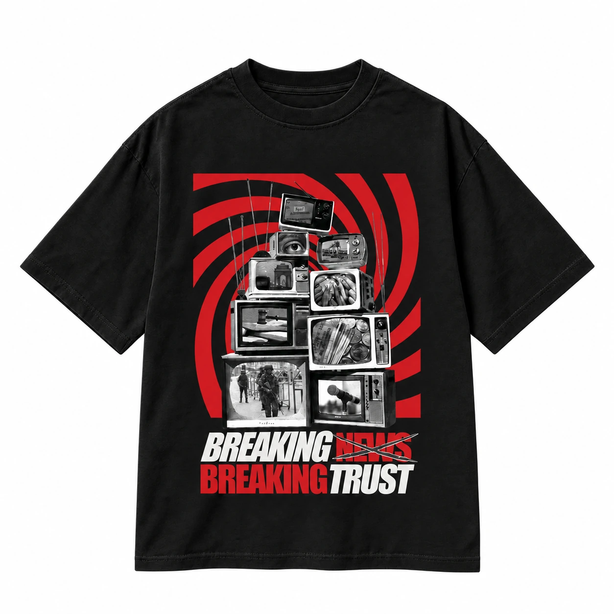 Breaking Trust Vidrohi T-shirt in black