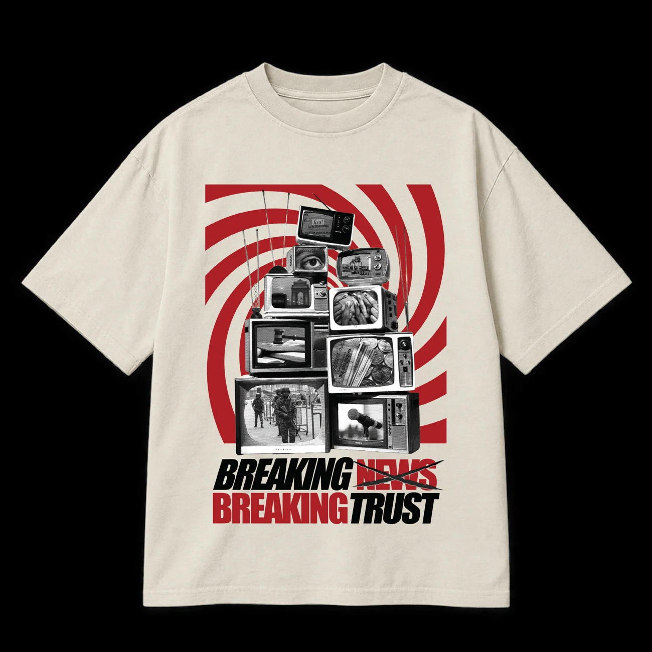 Breaking Trust Vidrohi T-shirt in beige
