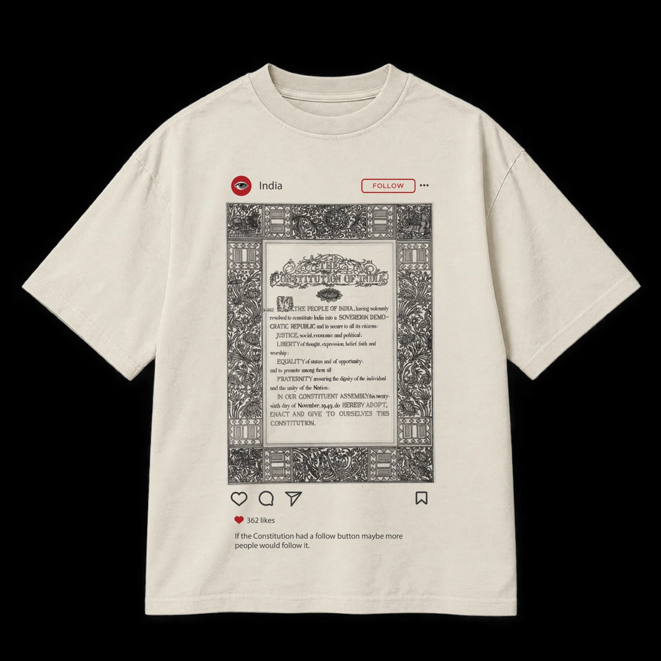 We, The People Vidrohi T-shirt in beige